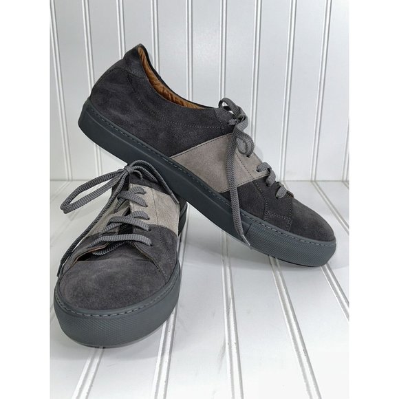 Saks Fifth Avenue Simon 18 Men’s Suede Sneakers Size 11M Mint Condition - Picture 8 of 16